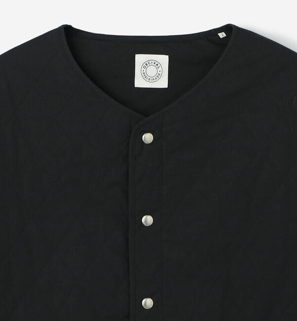 ORCIVAL「ORCIVAL | ノーカラー キルティングジャケット WOMEN」|ダウン|