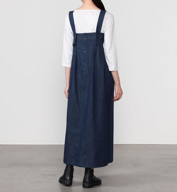  「HAVERSACK |〈別注〉デニム  ジャンパースカート WOMEN」|ワンピース|