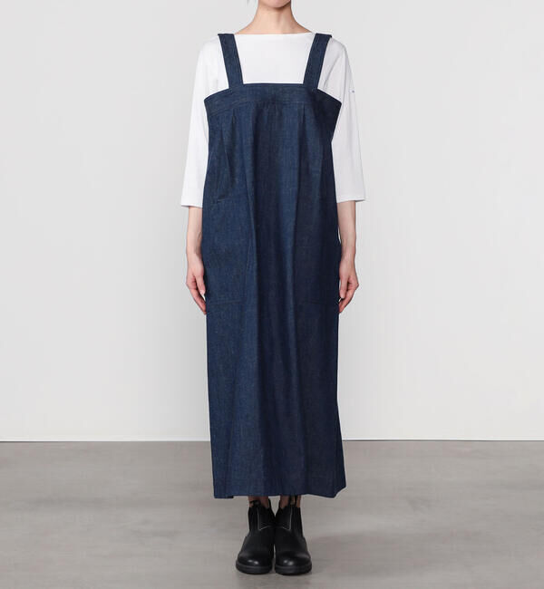  「HAVERSACK |〈別注〉デニム  ジャンパースカート WOMEN」|ワンピース|