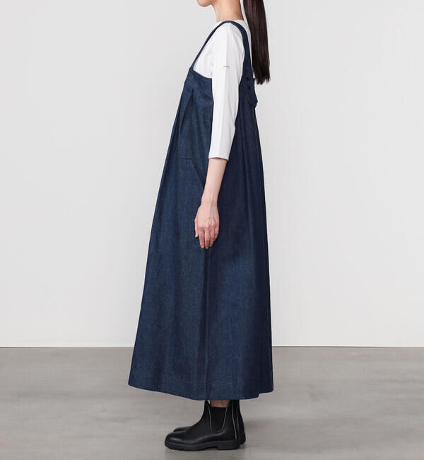  「HAVERSACK |〈別注〉デニム  ジャンパースカート WOMEN」|ワンピース|