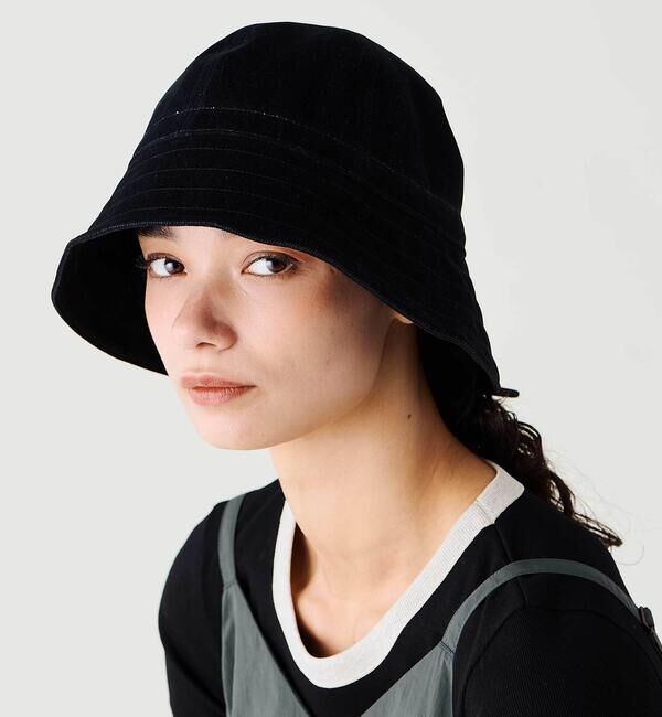  「KIJIMA TAKAYUKI | FLOCKY PRINTED DENIM 2WAY SAILOR HAT」|ハット|