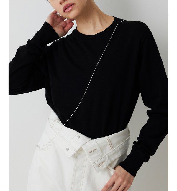 Hoaw.「【Hoaw.】ロングチェーンネックレス」|リング|