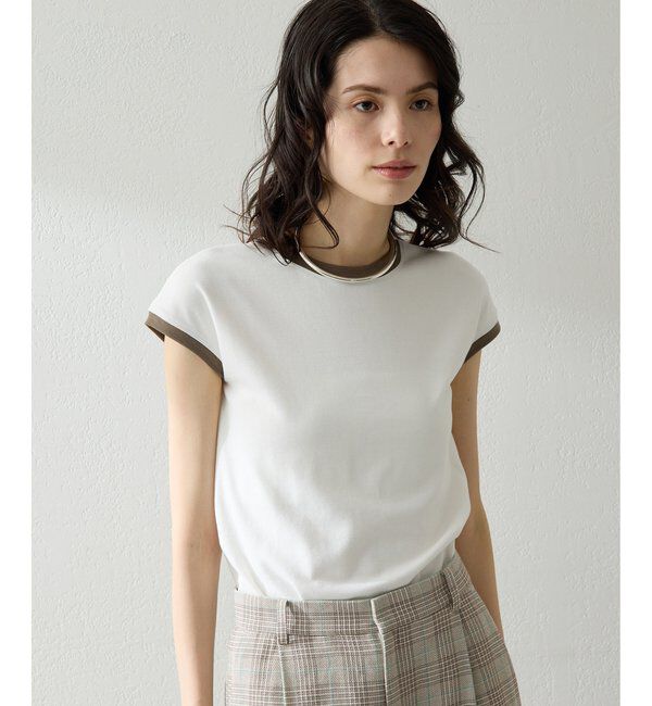 THE PAUSE「【THE PAUSE】フレンチリンガーTEE」|Tシャツ・カットソー|