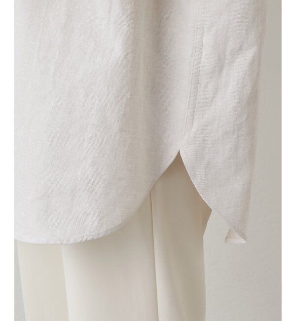 Drawing Numbers「【Drawing Numbers】コットンリネンデニムシャツ」|シャツ・ブラウス|