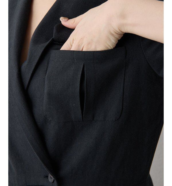  「コットンリネンオールインワン」|ワンピース|