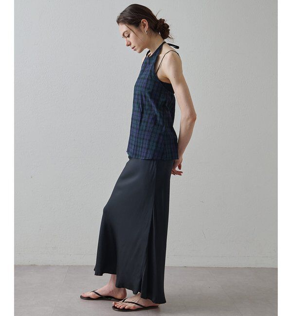 Drawing Numbers「【Drawing Numbers】オーガニックコットンホルターキャミソール」|シャツ・ブラウス|