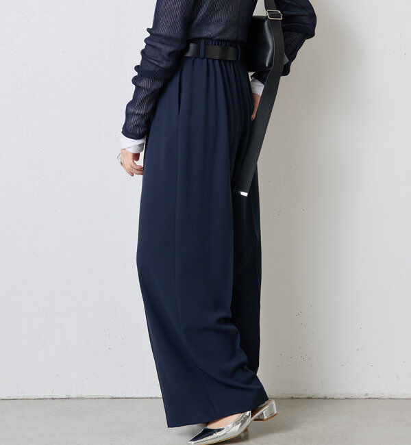  「ジャージワイドパンツ」|チノ|