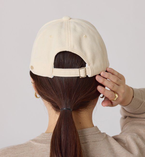  「【PAPILLONNER/パピヨネ】スエードタッチキャップ」|ハット|