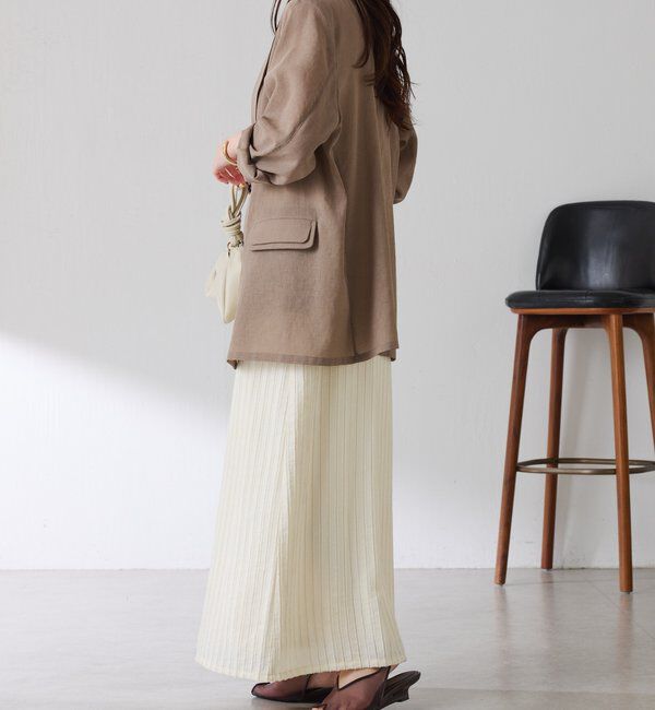  「【前後2通り】フリンジラインワンピース」|ワンピース|