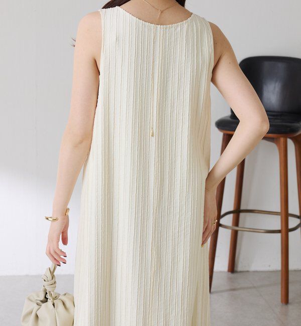  「【前後2通り】フリンジラインワンピース」|ワンピース|