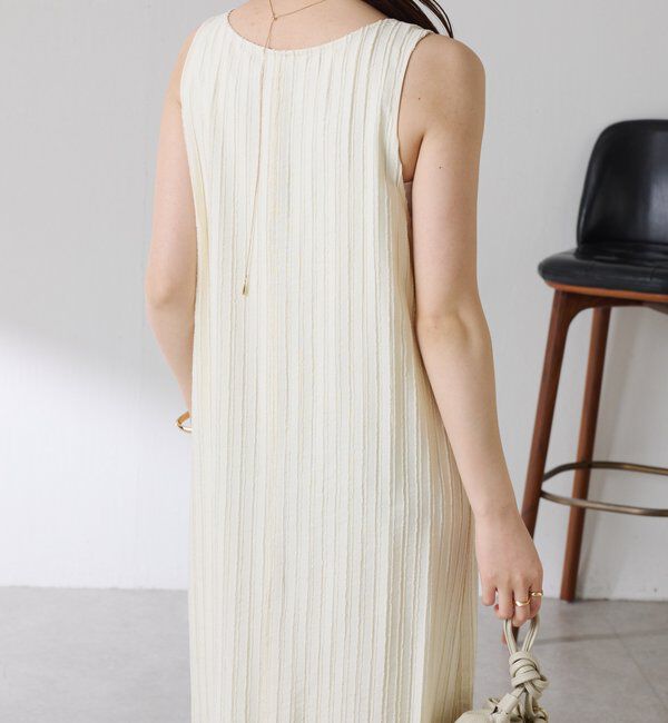  「【前後2通り】フリンジラインワンピース」|ワンピース|