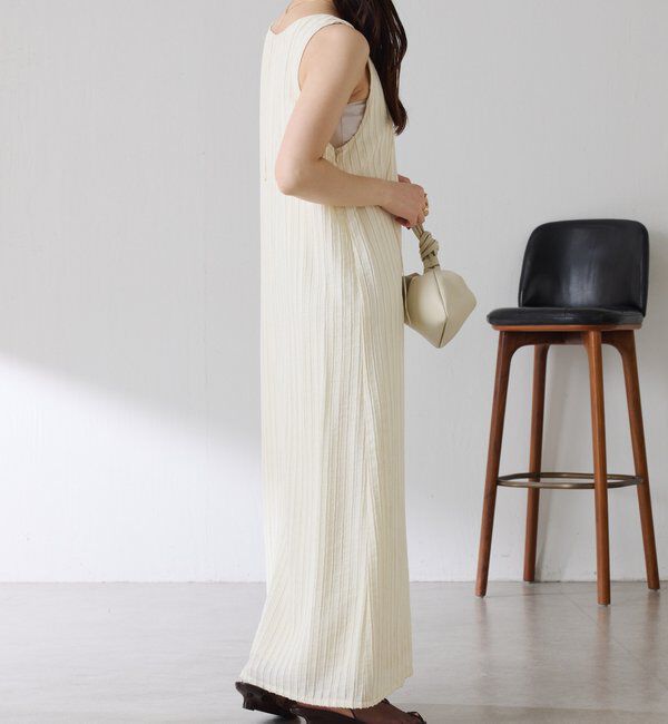  「【前後2通り】フリンジラインワンピース」|ワンピース|