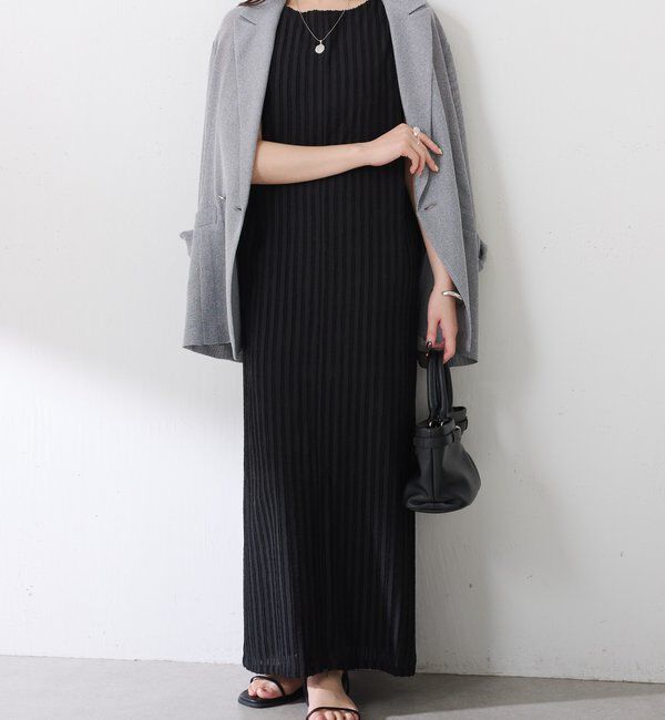  「【前後2通り】フリンジラインワンピース」|ワンピース|