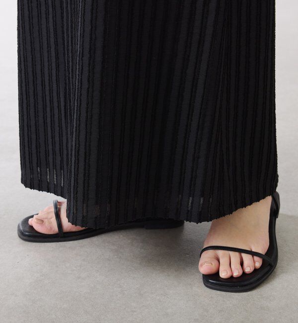  「【前後2通り】フリンジラインワンピース」|ワンピース|