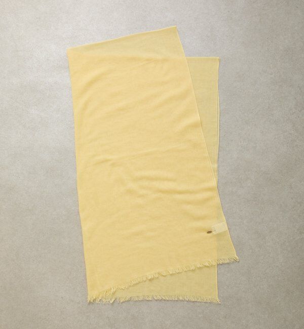  「【PAPILLONNER/パピヨネ】コットンカラーストール」|マフラー|イエロー
