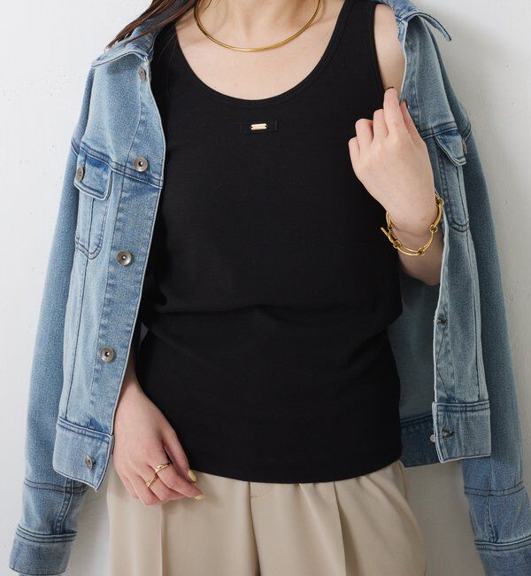  「【夏のマストハブアイテム】リブタンクトップ」|Tシャツ・カットソー|