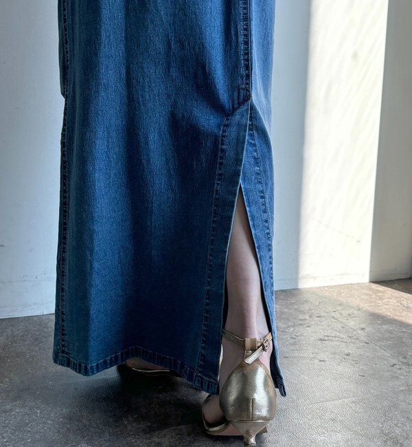  「ライトオンスストレッチデニムタイトスカート」|スカート|