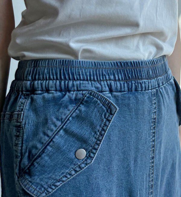  「ライトオンスストレッチデニムタイトスカート」|スカート|