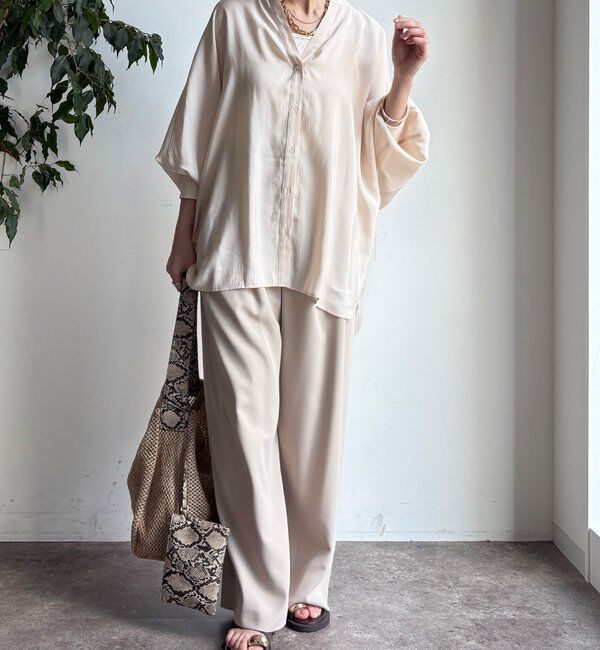  「袖リブドルマンシャツ」|シャツ・ブラウス|