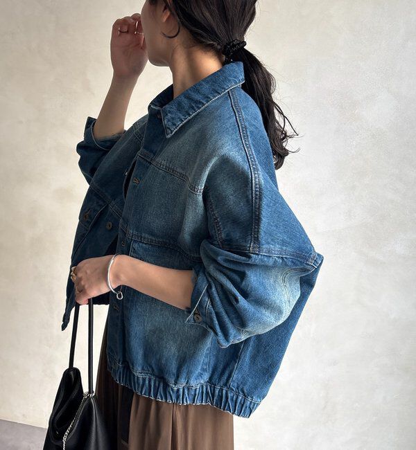  「ファブリックジャパンGジャン」|ブルゾン・スタジャン|ブルー