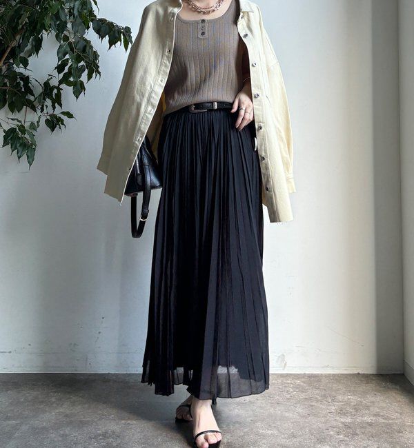  「ランダムプリーツスカート」|スカート|