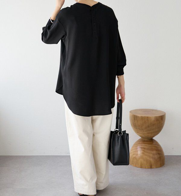  「【さらっと着やすい！/冷房・日焼け対策◎】ジョーゼットポケットブラウス」|シャツ・ブラウス|