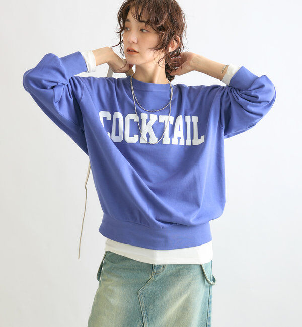  「【1枚でも様になる】シアーベロアロンT」|Tシャツ・カットソー|