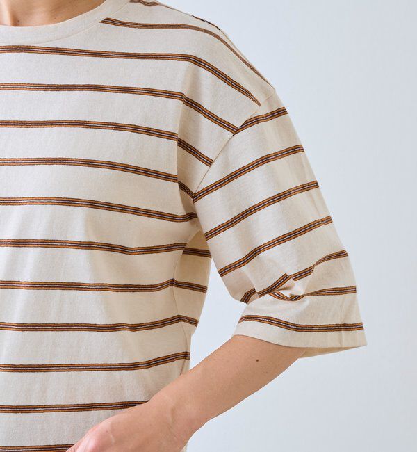  「予約【大人のボーダーTシャツ】マルチボーダーゴブソデTee」|Tシャツ・カットソー|