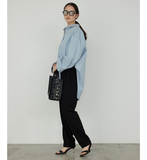  「【-3kg見えパンツ】【リニューアル！】ジャージーテーパードパンツ」|チノ|