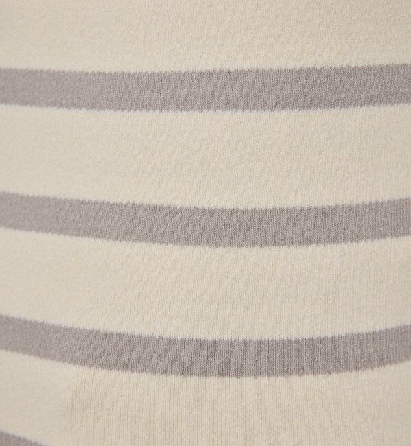  「【HERITANOVUM】ボートスムースボーダーニット」|ニット・セーター|