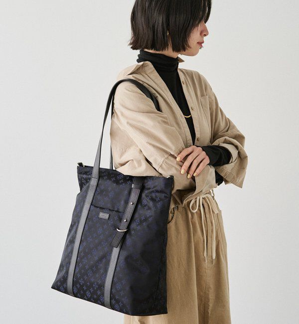  「アシンメトリーハンドルトートバッグ」|トートバッグ|