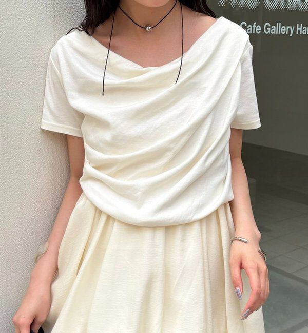  「【全骨格対応◎/6色展開】オフショルTシャツ」|Tシャツ・カットソー|