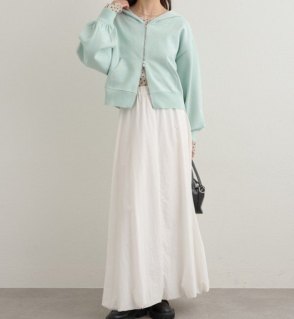  「ラインストーンフーディーニット」|パーカー|