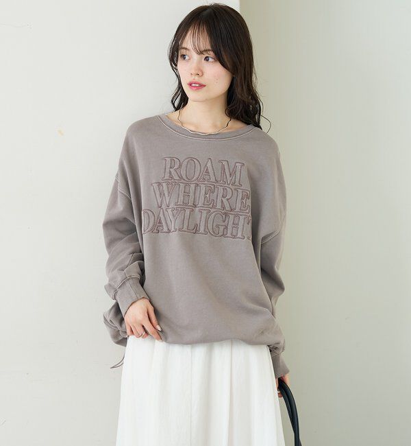  「アップリケロゴスウェット」|パーカー|