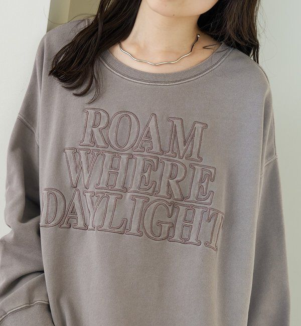  「アップリケロゴスウェット」|パーカー|