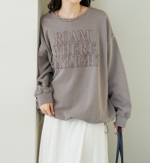  「アップリケロゴスウェット」|パーカー|