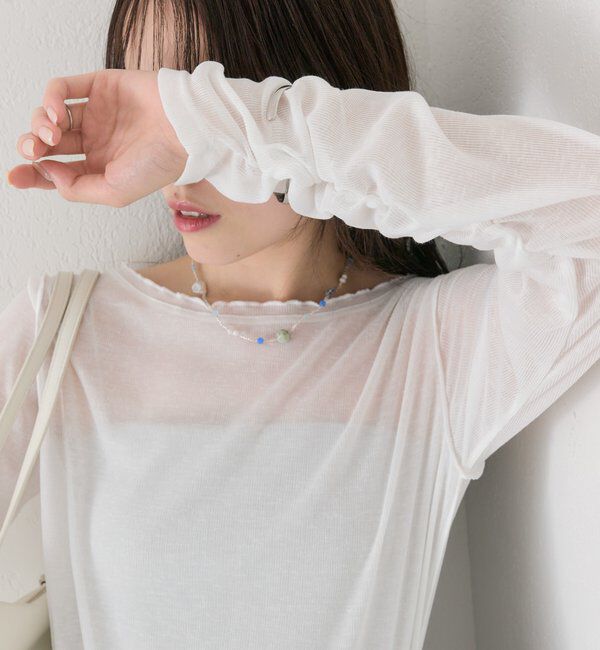  「チュールタグシアーロンT」|Tシャツ・カットソー|