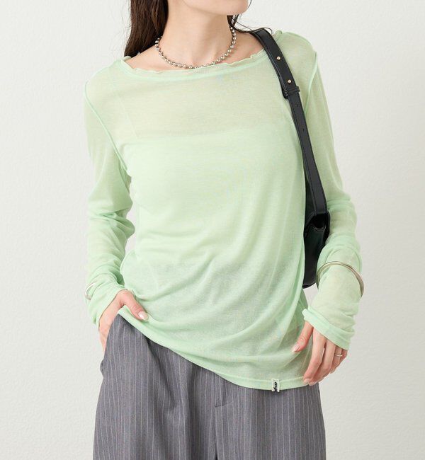  「チュールタグシアーロンT」|Tシャツ・カットソー|