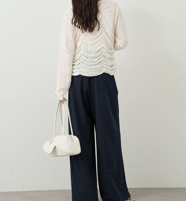  「シャーリングレースカーディガン」|Tシャツ・カットソー|