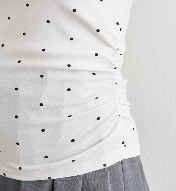  「ドットオフショルTシャツ」|Tシャツ・カットソー|