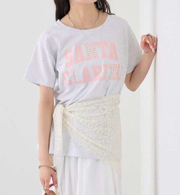  「スタッズロゴカレッジTシャツ」|Tシャツ・カットソー|