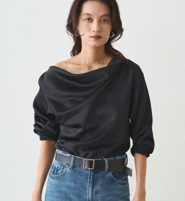  「ドレープブラウス」|シャツ・ブラウス|