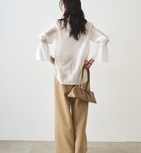  「シアーハイネックブラウス」|シャツ・ブラウス|