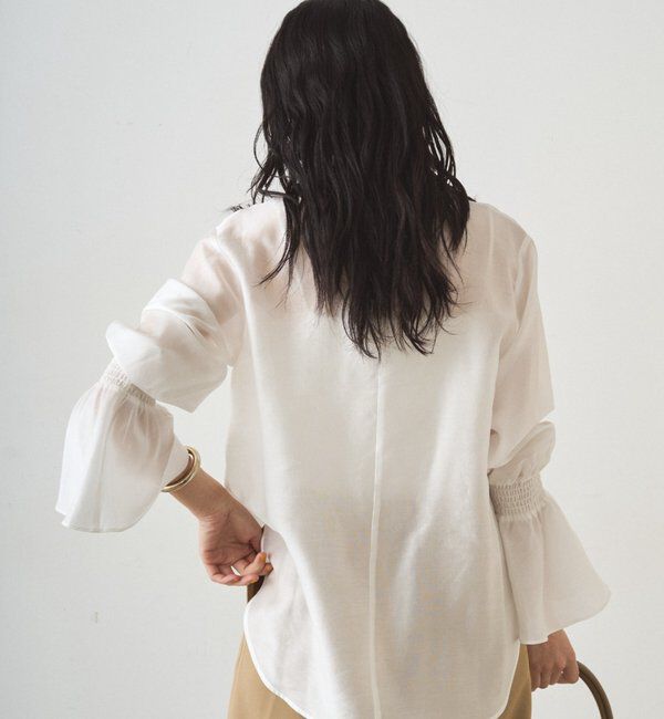  「シアーハイネックブラウス」|シャツ・ブラウス|