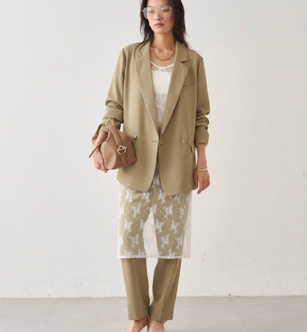  「ダブルクロステーパードパンツ」|チノ|