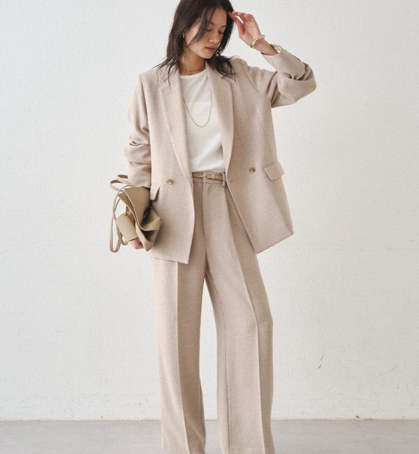  「【Atelier N5/アトリエヌメロサンク】パフスリーブクルーブラウス」|シャツ・ブラウス|