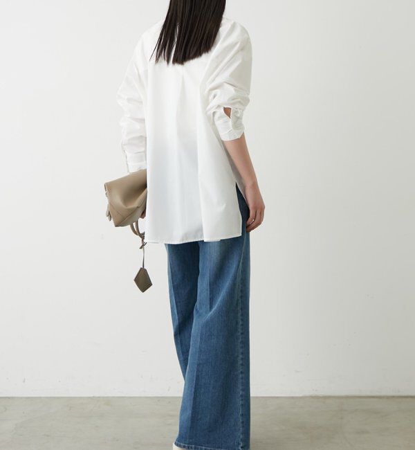  「ロゴ刺繍シャツ」|シャツ・ブラウス|