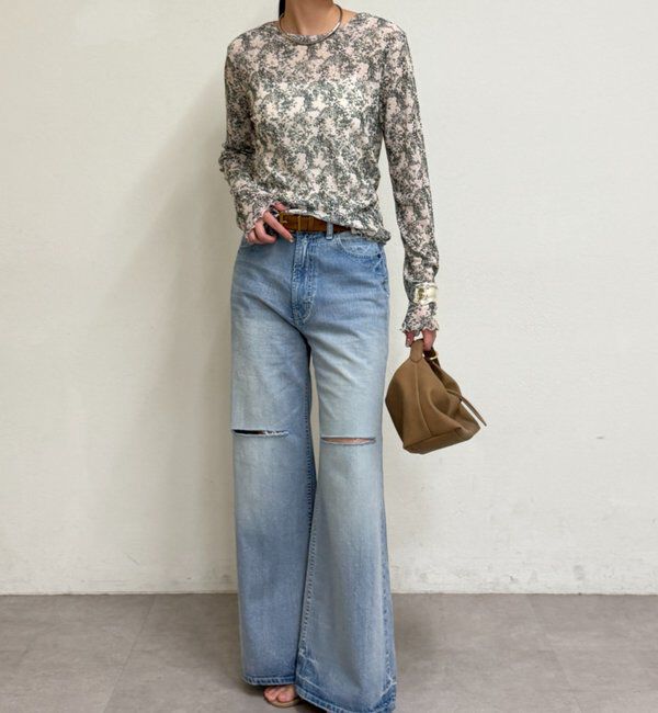  「プリントシアートップス」|Tシャツ・カットソー|