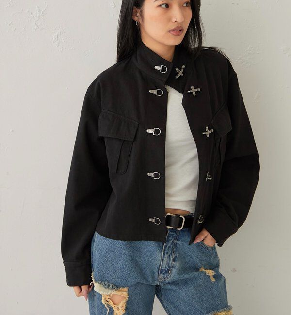  「ファイヤーマンミリタリーシャツジャケット」|ブルゾン・スタジャン|
