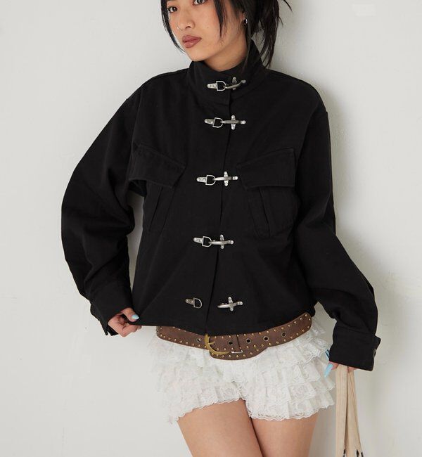 「ファイヤーマンミリタリーシャツジャケット」|ブルゾン・スタジャン|